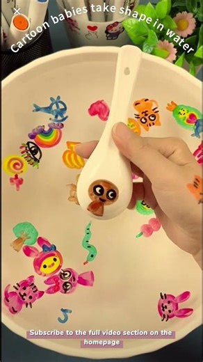 Watercolor Magic Pen |Cartoon Big Eyes| So Amazing | Cartoon Baby | Fun Stress-Relief Video
