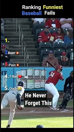 Top 5 Funniest Baseball Fails Ever! 😂 | Epic Bloopers & Crazy Moments #shorts #usa #viral