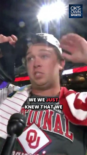 Dayton Tockey's Message After OU Wins The National Title #sooners #mcws