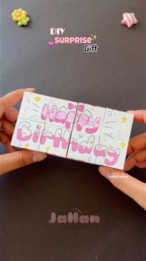 Diy birthday surprise gift 💝 #diy #craft #giftideas #shortvideo