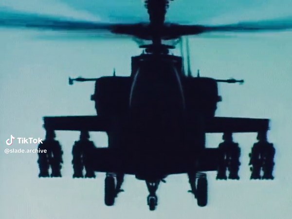 AH-64 Apache Helicopter Edits and Retro Aviation