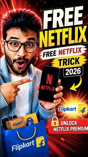 Free netflix trick 2026 | Flipkart netflix offer |netflix #netflix #flipkart #onlineshopping #offers