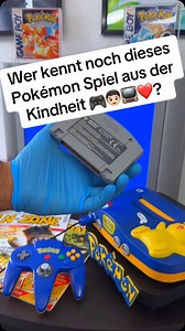 Wer kennt noch dieses Pokémon n64 Spiel aus der Kindheit ? 👦🏻🎮❤️ Kindheitserinnerungen #nostalgia #90skids #80s #90s #foryou #fyp #throwback #nostalgie #90er #kindheit #nintendo #n64 #pokemon | RetroSammler