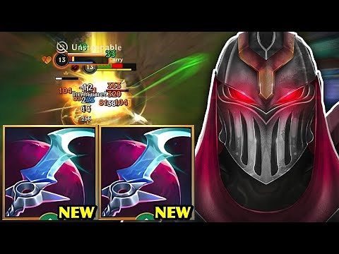 Wild Rift Zed Mid Lane Gameplay in Season 18 (Build & Runes)