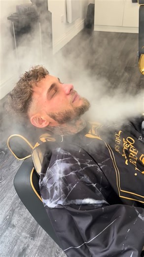 Another service I’ll be offering I’ll be offering a facial and hot towel service Sit back and relax with a drink #barber #barbering #facial #hottowel #barberlife #barbershopconnect #relax | Brad.the.barber