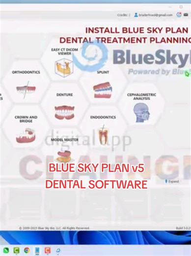 Install Blue Sky Plan 5.0.25 Full Software Dental Digital Treatment Plan And Manufacturing ⛔ Please, Do NOT Ask Anything For Free ! Email official only: chahngegar@gmail.com #engineering #Manufacturing #Dental #BlueSkyPlan #SoftwareDental