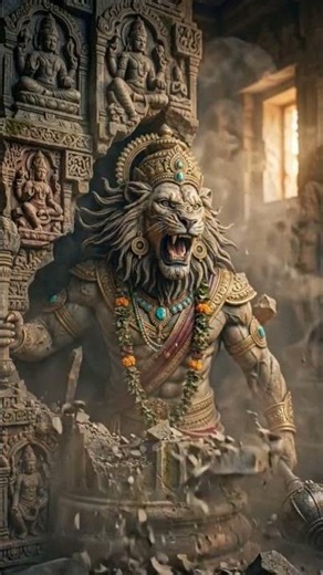 ॐ नमो भगवते नृसिंहाय | Powerful Narasimha Mantra Chanting Divine Protection | Peace & Fear Removal