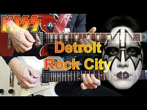 KISS - Detroit Rock City (guitar solo cover)