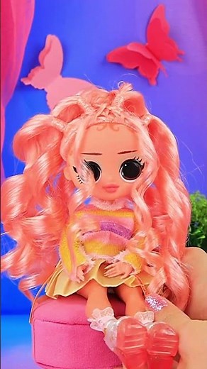 I turned my LOL Doll into Enid (Wednesday DIY Doll) #Enid #Wednesday #DIY