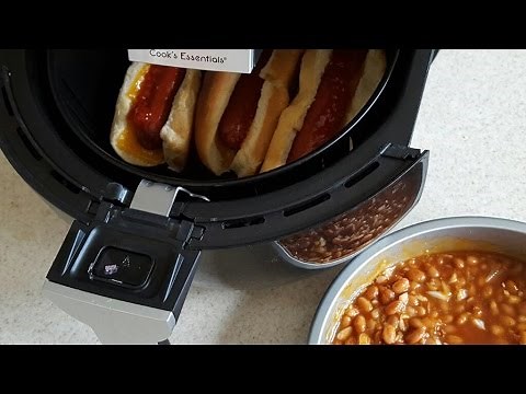 Air Fryer Nathans Hot Dogs With Airfryer Baked Beans cook's Essentials