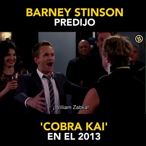 En el ya lejano 2013, Barney Stinson descubrió antes que nadie la verdad sobre 'Karate Kid' que a la postre derivó en la realización de 'Cobra Kai' | SensaCine Latinoamérica