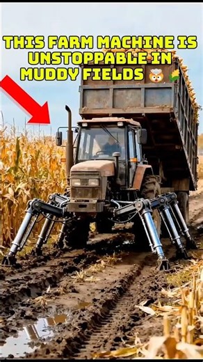 THIS FARM MACHINE IS UNSTOPPABLE IN MUDDY FIELDS 🤯🌽