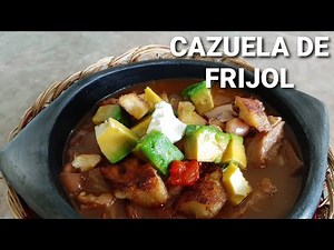 Cazuela de Frijol al estilo colombiano!! Receta facil y exquisita!