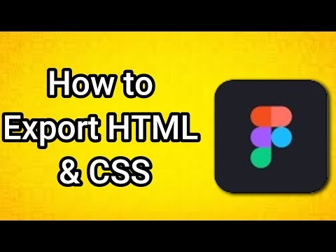 How to Export HTML & CSS in Figma