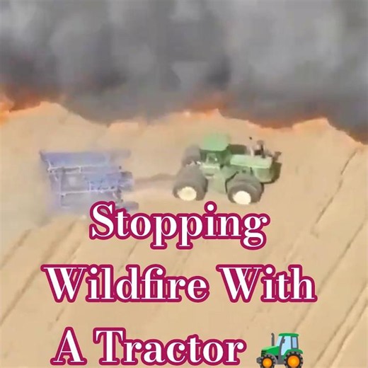 How a Simple Tractor Can Stop a Wildfire 🔥🚜