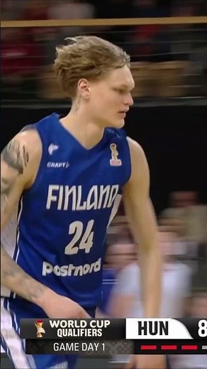 Miikka Muurinen is BACK and FLYING in the #FIBAWC Qualifiers ✈️ 🇫🇮