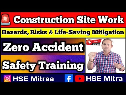 🚨 Construction Site Work: Hazards, Risks & Life-Saving Mitigation