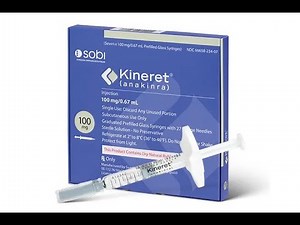 Pharmacology of Anakinra (Kineret) ; Mechanism of action, Uses, Effects, Pharmacokinetics