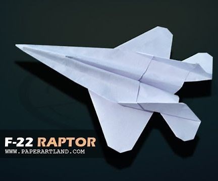How to Make the F22 Paper Plane That Flies