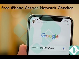 FREE Check Carrier Sim Lock Network Status Clear or Blocked for your iPhone