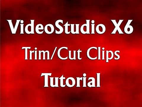 Corel VideoStudio Pro X6 - Trimming and Cutting Clips Tutorial