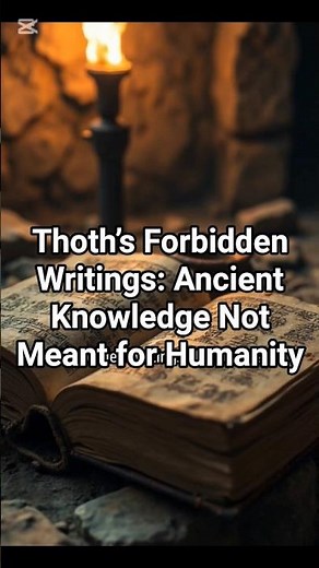 Thoth’s Forbidden Writings: Ancient Knowledge Not Meant for Humanity