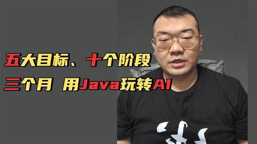 有手就行的AI应用学习路线（Java版）