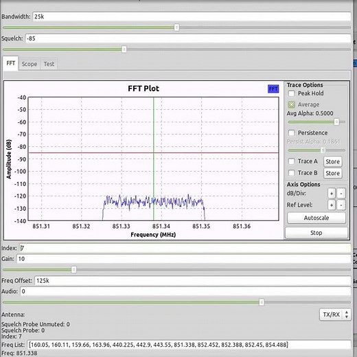 GNU Radio: Sequential Scanner
