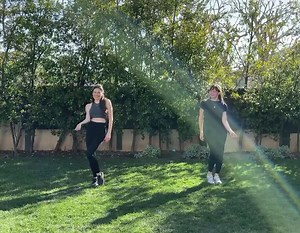 This Easter weekend feels so happy it deserves a backyard dance with my girl Tiler Peck. 🐣♥️🐰 | Jennifer Garner