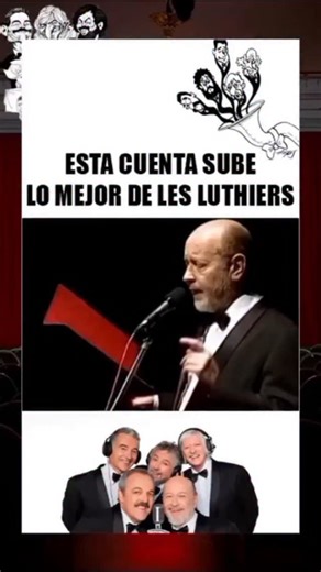 Les Luthiers - Cuenta Fan on Instagram: ""El humor bien hecho no pasa de moda." Les Luthiers no solo fueron un grupo musical: fueron un fenómeno cultural. Con instrumentos inventados, juegos de palabras brillantes y una puesta en escena impecable, lograron conquistar escenarios de todo el mundo sin perder su esencia. Este grupo argentino supo unir lo académico con lo popular, y transformó el humor en un arte elevado. Si alguna vez te reíste con "La gallinita dijo Eureka" o con "El bolero de Mast