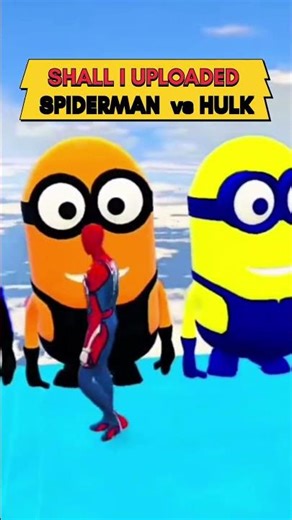 Can Spider-Man Survive the Minion Apocalypse? 😱🔥 #short #shorts #gaming #gta5 #gtachaos #gtarp #fyp