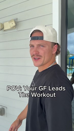 Austin Schultz | Ends up being the hardest workout of all time 😭😭🤣🤣 #workout #comedy #couples #lifting #reels #patrickbatemam #chloeting | Instagram