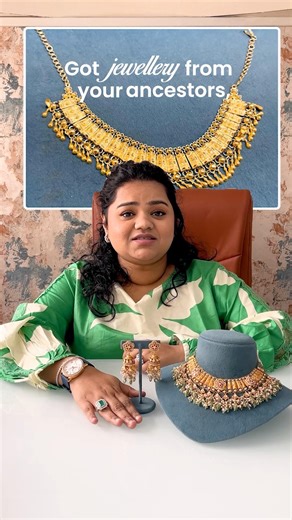 Client’s grandmom’s old necklace set reworked into this 😍