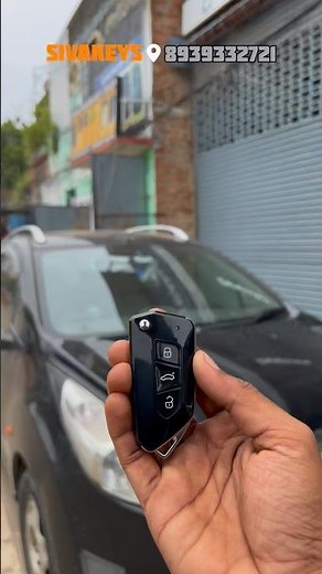 🔑 Upgrade Your Separate Key & Remote to a Stylish Flip Key! ✨ #driver #car #flipkey