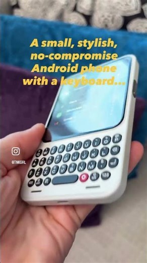 This is Clicks Communicator, a small, stylish, no-compromise Android phone with a keyboard :)