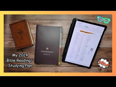 My Bible Reading and Studying Plan for 2024