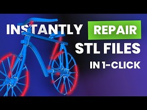 How to Instantly Repair STL/OBJ in 1-click with Mesh Healer