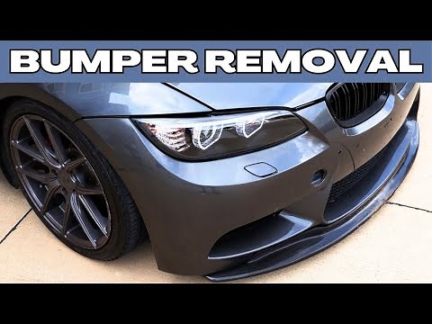 Quick & Easy DIY Guide: How to Remove BMW Front Bumper Cover | E90, E92, E93