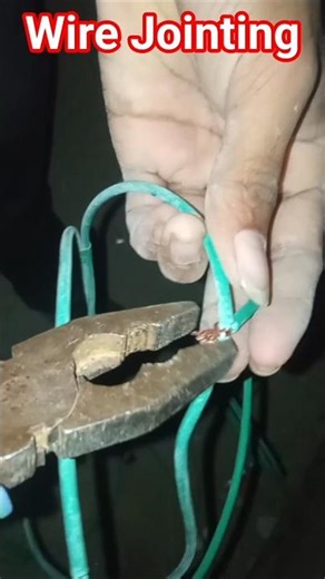 Wire Joint Kaise Kare | Wire Jointing 😄 #electrical #mcb #shorts #wiring