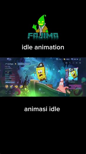 Review skin spongebob cyclop #mlbbxspongebob #mlbbfriendfest #mobilelegends #mlbb #sigma