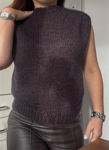 Beginner Knit Vest Pattern PDF, Easy Sweater Vest Knitting Pattern, Simple Vest Pattern, Modern Knit Vest, Instant Download, Women Vest Patt - Etsy