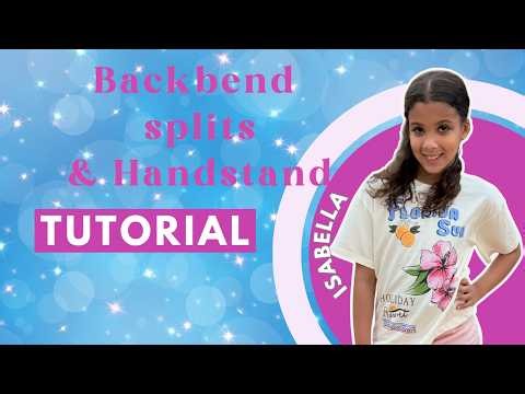 Gymnastics Practice Day! Backbend, Splits & Handstand Challenge!!