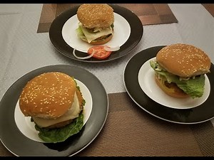 Healthy Homemade Chicken Burger! This recipe just screams “winner winner, chicken dinner!”