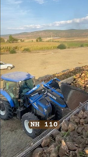 New holland TD110 ile pancar #automobile #traktor #farming #drone #agriculture #farm #tarım #farmer