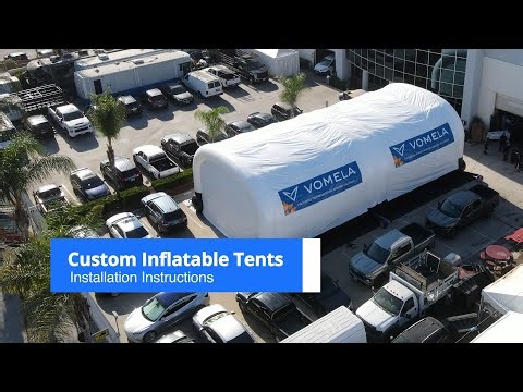 Custom Inflatable Tents - Installation Instructions