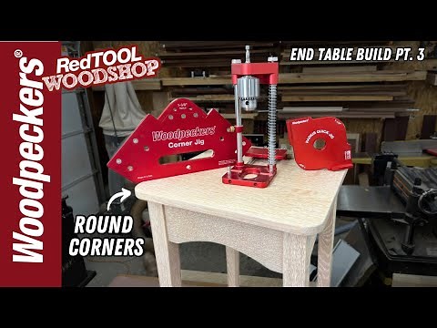 Making and Installing the Top. End Table Build Part 3 l RedTOOL WOODSHOP