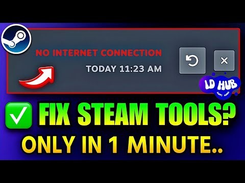 No internet connection error on Steamtools fix