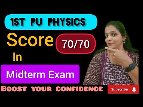 How to Score 70/70 in 1st PUC Physics | All Important Questions & Answers