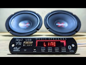 Audio amplifier Bluetooth Speaker, FM radio, USB mp3 Player