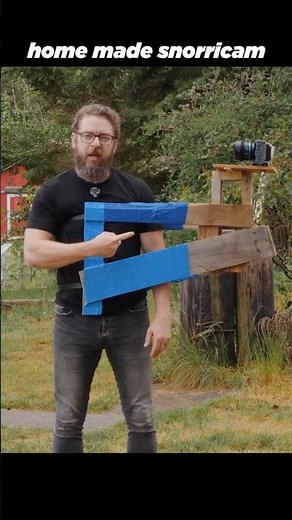 I Made a SNORRICAM out of Scrap Wood #diy #filmmaking #camera